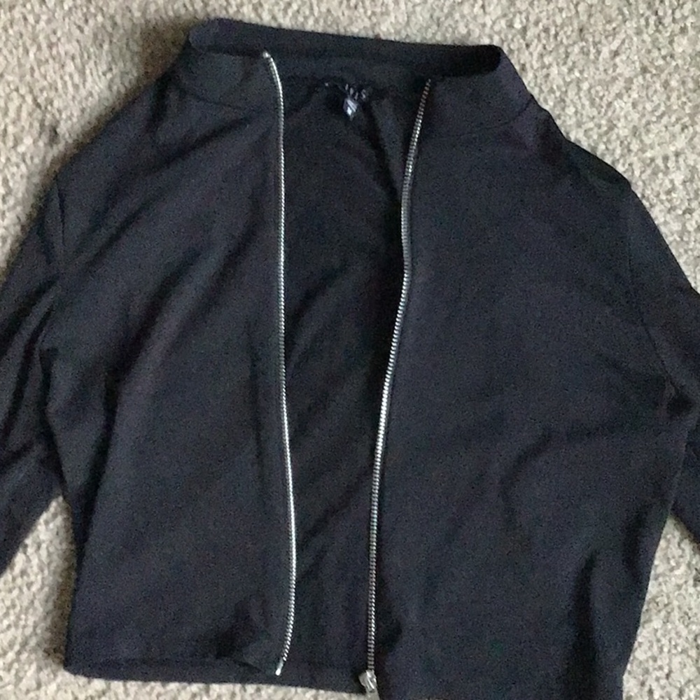 Black Zip-Up Jacket